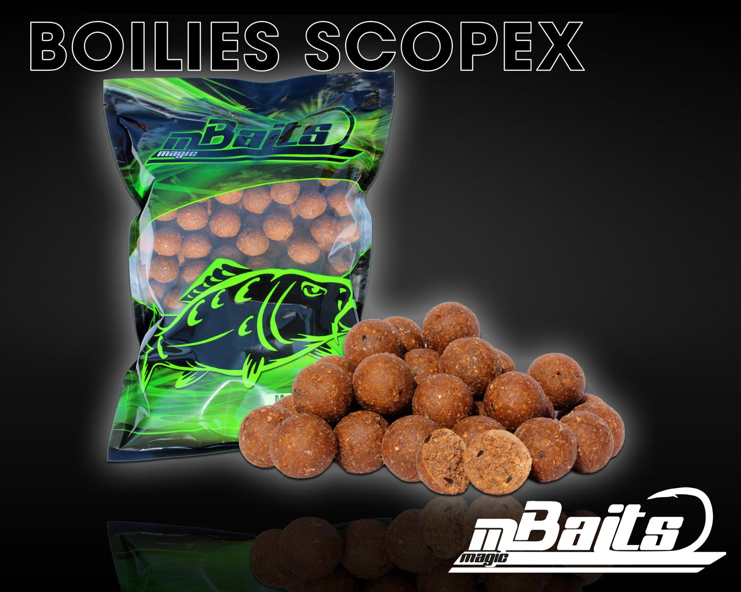 Bouilettes, 1 kg, Scopex, 20 mm