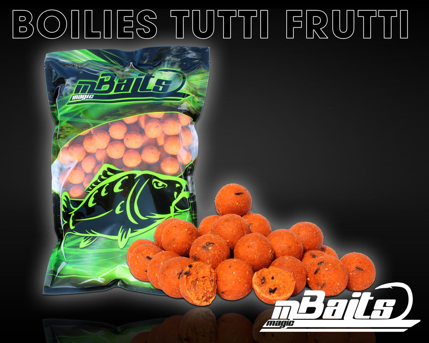 Bouilettes, 1 kg, Tutti Frutti, 20 mm