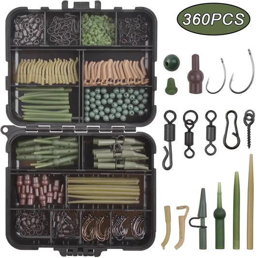 Kit de 360 accessoires pour la pêche à la carpe